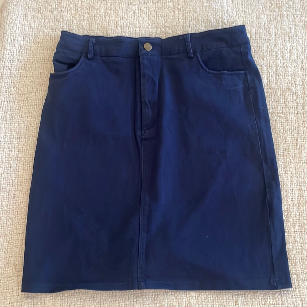 ModCloth dark blue pencil skirt